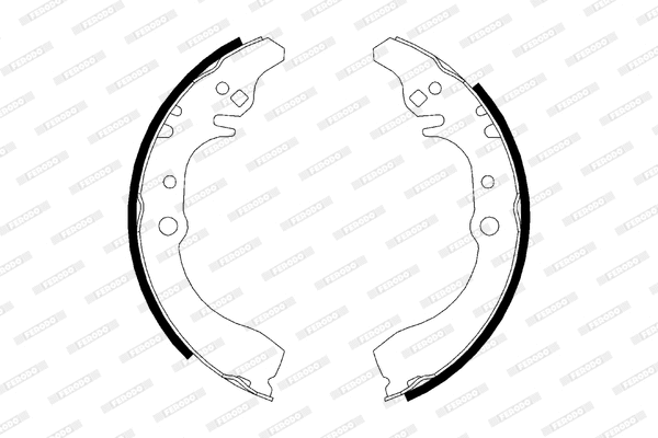 Brake Shoe Set (FSB599)