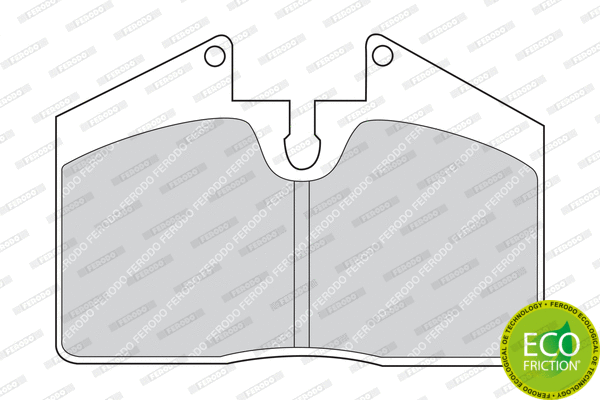 Brake Pad Set, disc brake (FDB451)