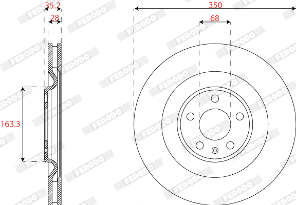 Brake Disc (DDF2661C)