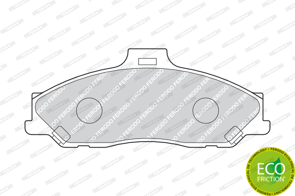 Brake Pad Set, disc brake (FDB1527)