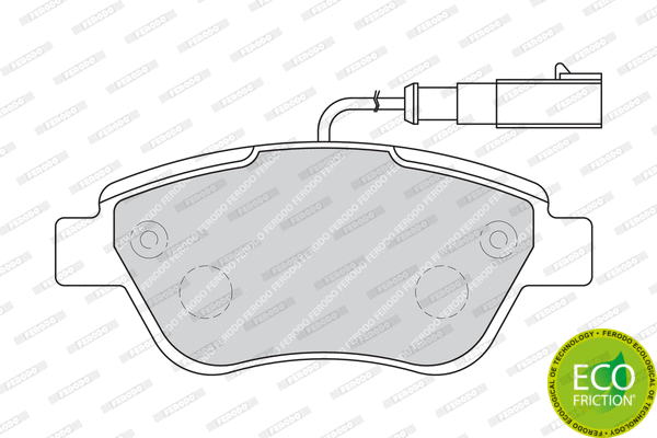 Brake Pad Set, disc brake (FDB1946)