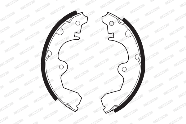 Brake Shoe Set (FSB185)