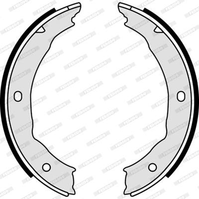Brake Shoe Set, parking brake (FSB623)