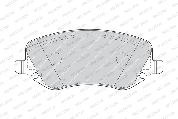 Brake Pad Set, disc brake (FDB1470)