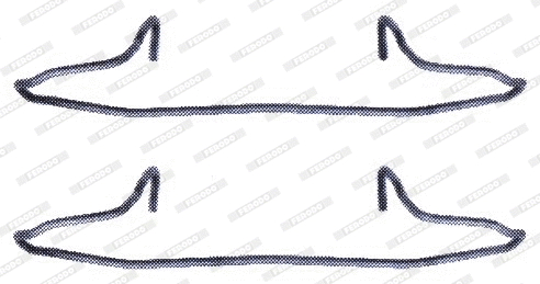 Accessory Kit, disc brake pad (FBA502)