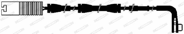 Warning Contact, brake pad wear (FWI276)