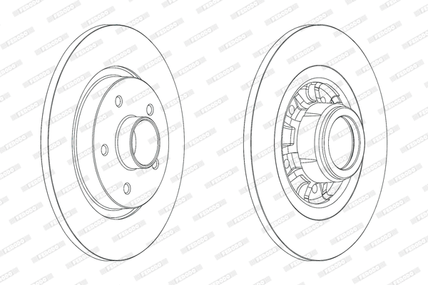 Brake Disc (DDF1734)