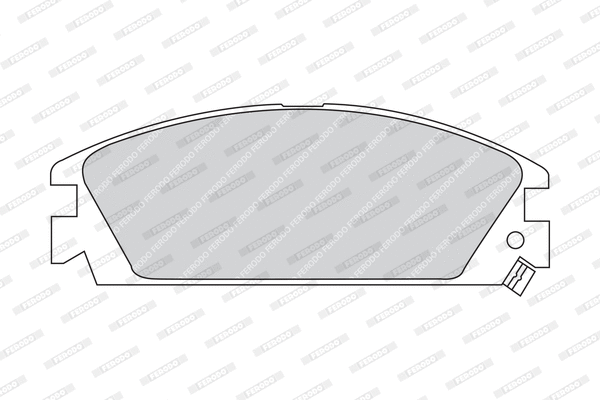 Brake Pad Set, disc brake (FDB454)
