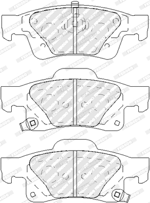 Brake Pad Set, disc brake (FDB4819)