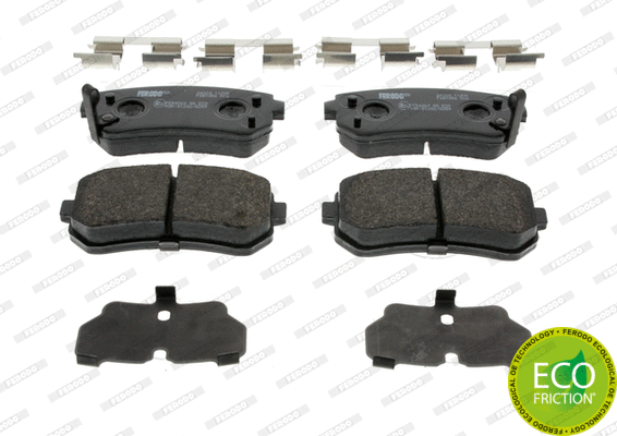 Brake Pad Set, disc brake (FDB1956)