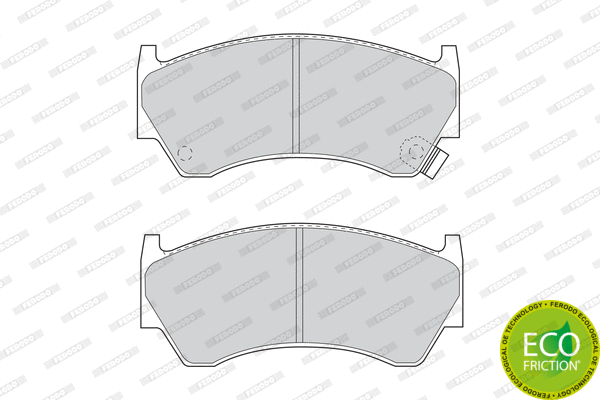 Brake Pad Set, disc brake (FDB1091)