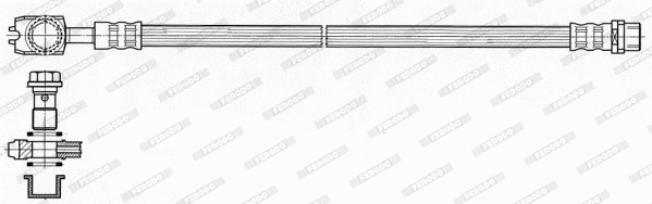 Brake Hose (FHY2547)