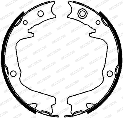 Brake Shoe Set, parking brake (FSB4112)