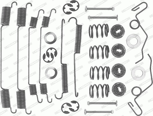Accessory Kit, brake shoes (FBA117)