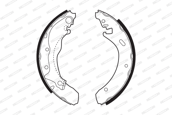 Brake Shoe Set (FSB422)