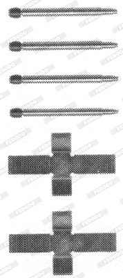 Accessory Kit, disc brake pad (FBA422)