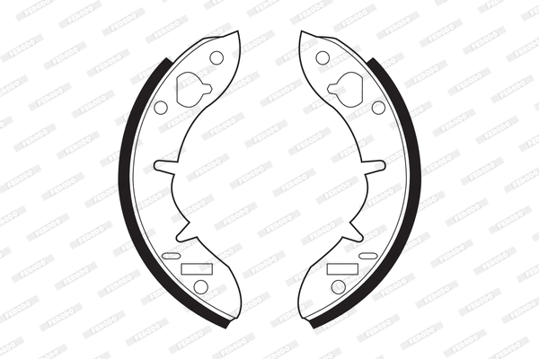 Brake Shoe Set (FSB373)
