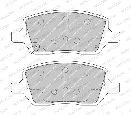 Brake Pad Set, disc brake (FDB4323-D)