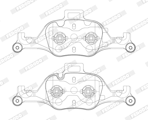 Brake Pad Set, disc brake (FDB5114)