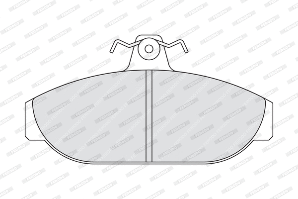 Brake Pad Set, disc brake (FDB317)