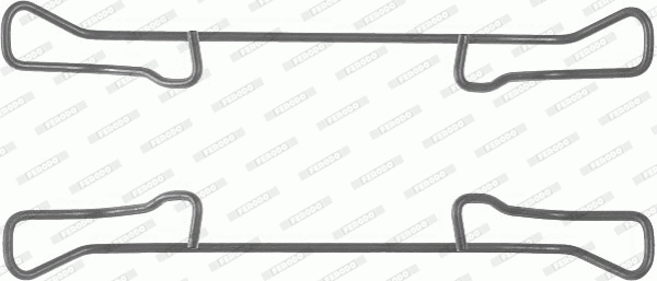Accessory Kit, disc brake pad (FBA519)