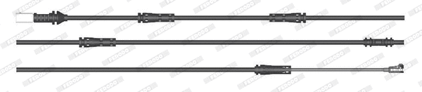 Warning Contact, brake pad wear (FWI434)