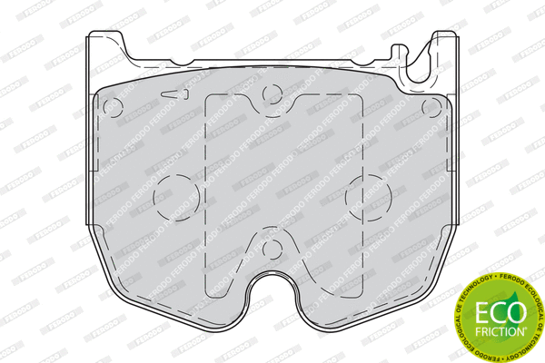 Brake Pad Set, disc brake (FDB1810)