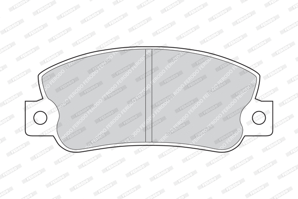 Brake Pad Set, disc brake (FDB456)