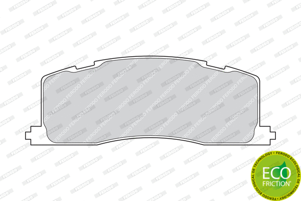 Brake Pad Set, disc brake (FDB931)