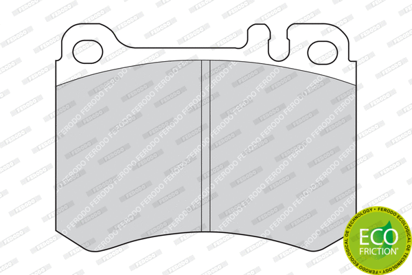 Brake Pad Set, disc brake (FDB629)