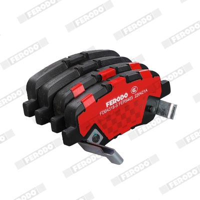 Brake Pad Set, disc brake (FDB4318-S)