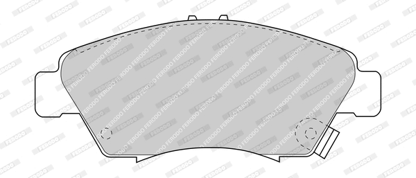 Brake Pad Set, disc brake (FDB776-D)
