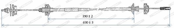 Cable Pull, clutch control (FCC421104)