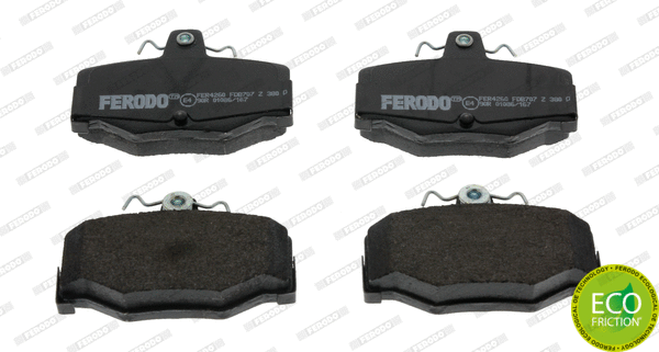 Brake Pad Set, disc brake (FDB707)