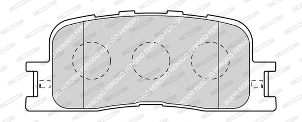 Brake Pad Set, disc brake (FDB1909-D)