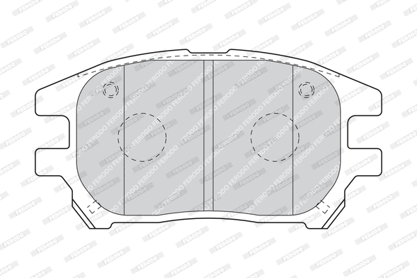 Brake Pad Set, disc brake (FDB1697)