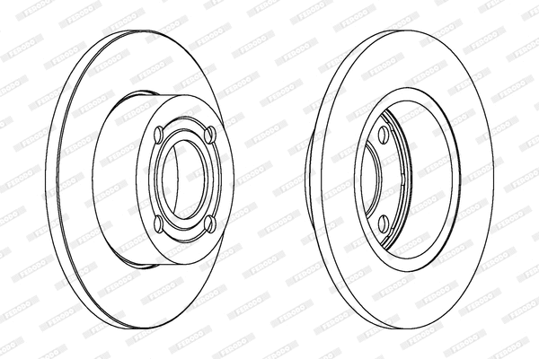 Brake Disc (DDF318)