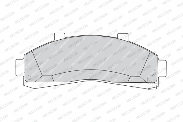 Brake Pad Set, disc brake (FDB1129)