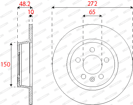Brake Disc (DDF2691C)