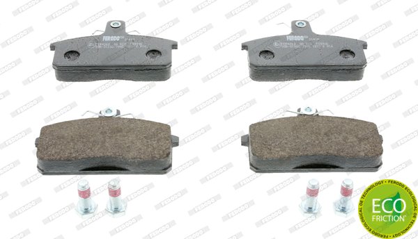 Brake Pad Set, disc brake (FDB906)