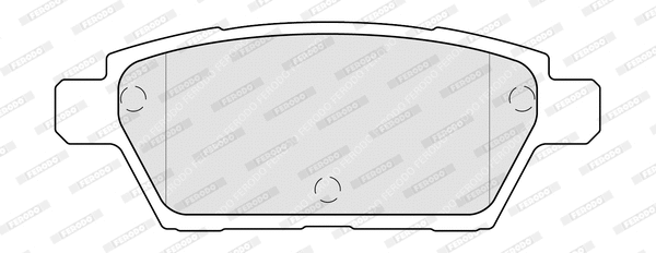 Brake Pad Set, disc brake (FDB4061-D)