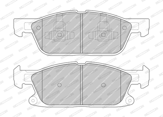 Brake Pad Set, disc brake (FDB4865-D)