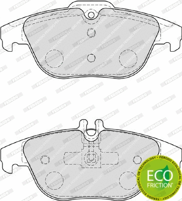 Brake Pad Set, disc brake (FDB4220)