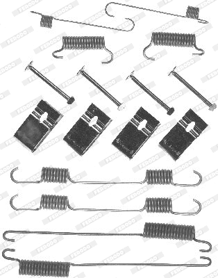 Accessory Kit, brake shoes (FBA123)