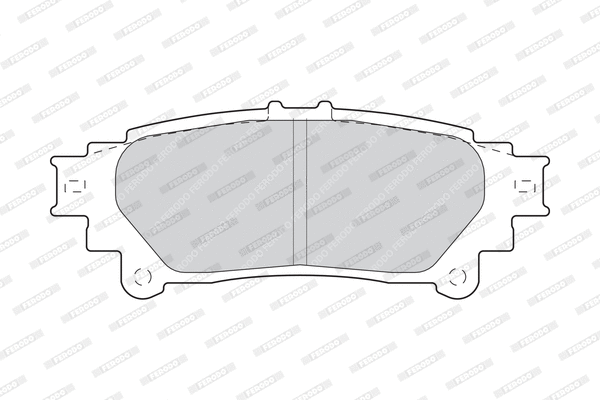 Brake Pad Set, disc brake (FDB4395)