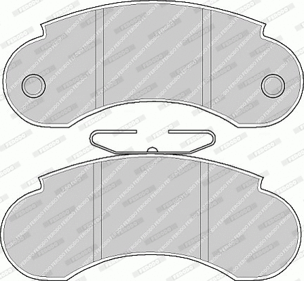 Brake Pad Set, disc brake (FVR752)