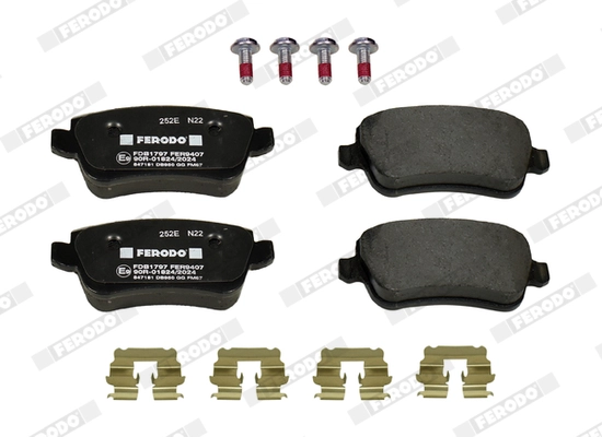Brake Pad Set, disc brake (FDB1797)