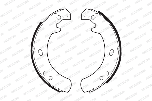 Brake Shoe Set, parking brake (FSB473)