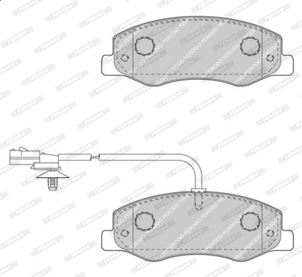 Brake Pad Set, disc brake (FVR4349)