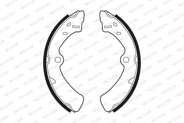 Brake Shoe Set (FSB244)